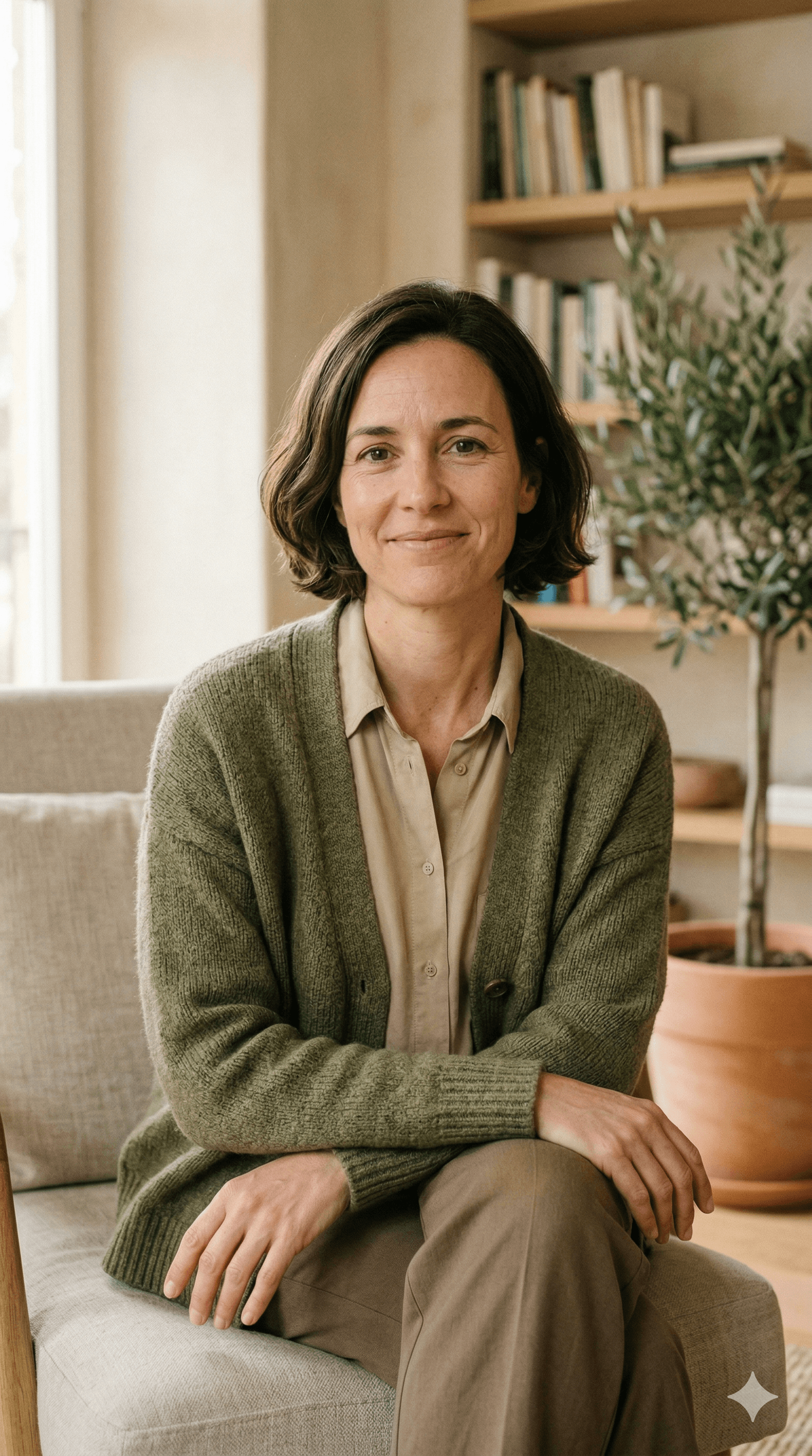 Retrato da especialista Materum em parentalidade e dinâmica familiar.